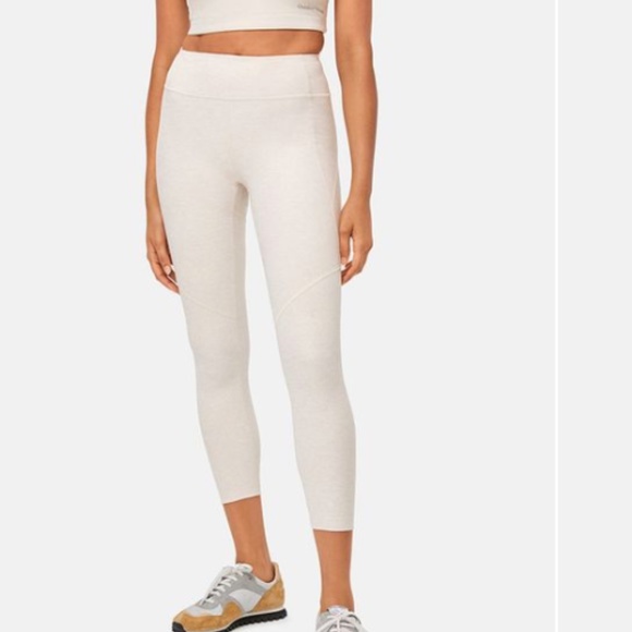 Outdoor Voices Pants - Outdoor Voices 3/4 Warmup Leggings Oatmeal